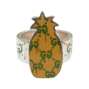 グッチ ゴースト GG パイナップル リング シルバー 買取実績