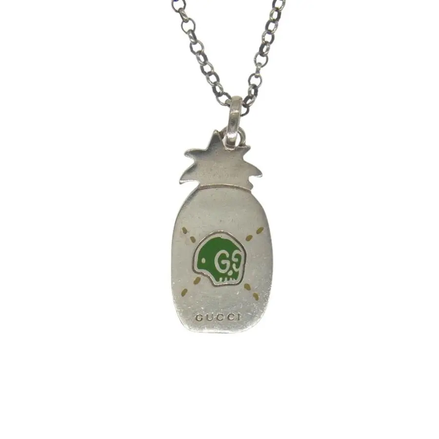 GUCCIパイナップルネックレス グッチ ゴースト GG パイナップル ネックレス イエロー シルバー 買取実績
