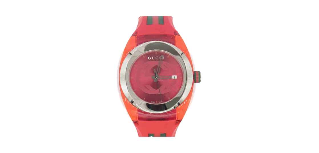 グッチ 腕時計 YA137103 シンク SYNC レッド GUCCI 【OUTLET】グッチ メンズ 時計 SYNC シンク クォーツ