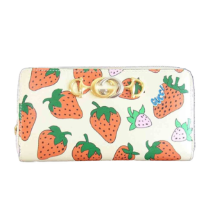 グッチ ズゥミ ストロベリー ラウンドファスナー ウォレット 買取実績