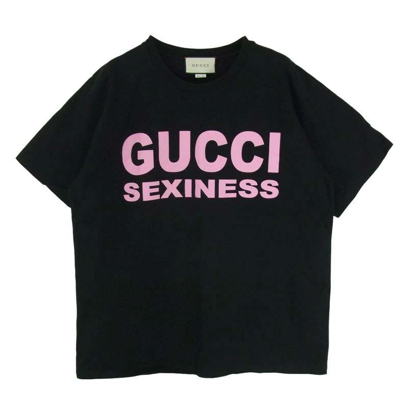 グッチ 20SS 616036 XJCK1 SEXINESS TEE ロゴプリント 半袖 Tシャツ 買取実績 画像