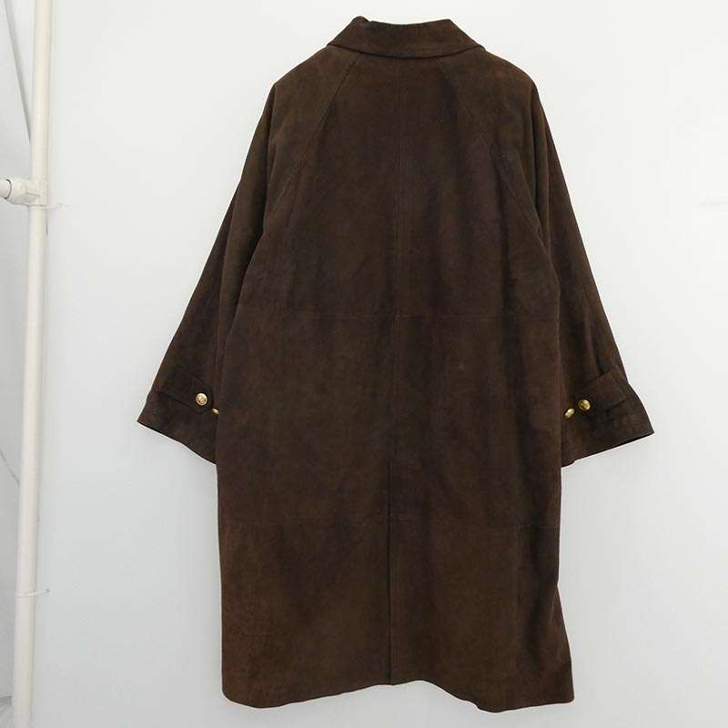 グッチ 239-1110-7513 シープスキン スエード レザー ロングコート ジャケット 買取実績 画像