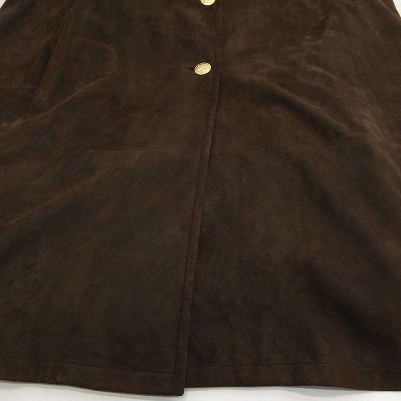 グッチ 239-1110-7513 シープスキン スエード レザー ロングコート ジャケット 買取実績 画像