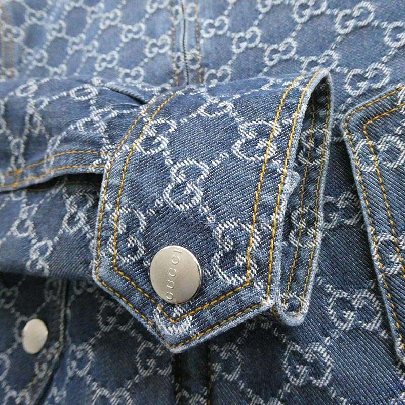 グッチ 25SS 815185 XDC9I Denim Jacket GGデニム ジャカード デニム ジャケット 買取実績 画像