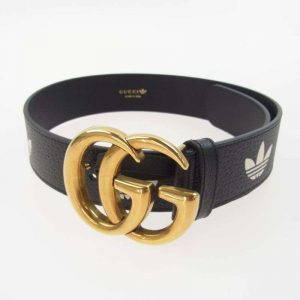 グッチ × ADIDAS アディダス 406831 U4DAT 1061 GG MARMONT GGマーモント レザー ベルト ゴールド金具 買取実績