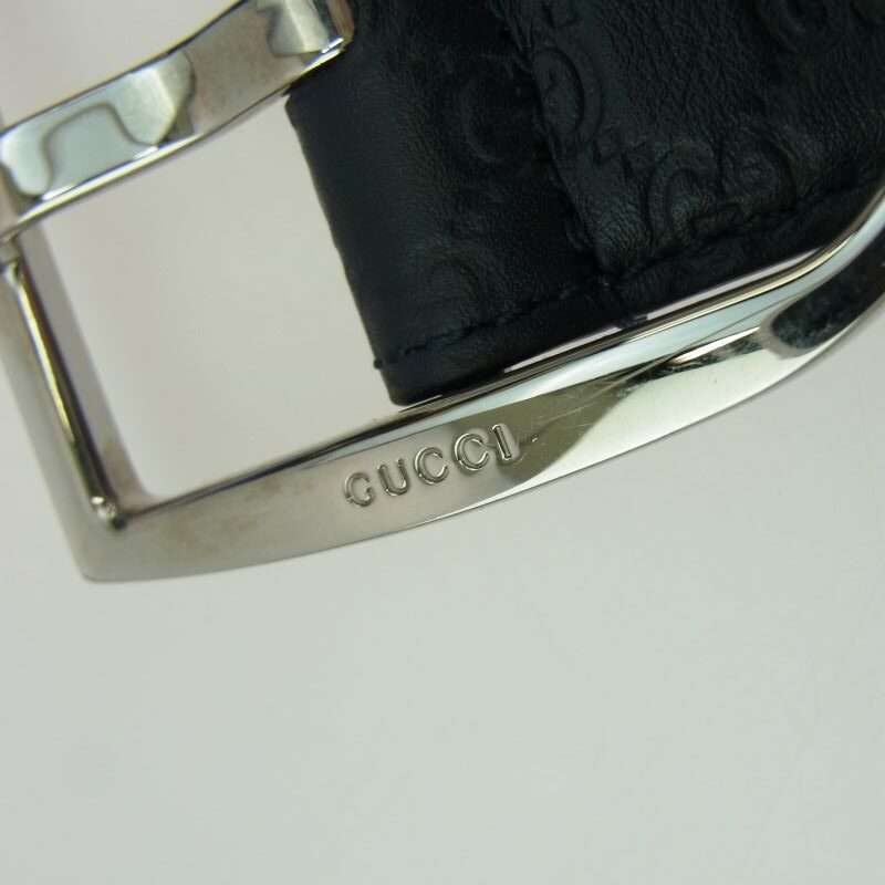 グッチ 449716 BMJ0N マイクロ グッチ シマレザー ベルト 買取実績 画像