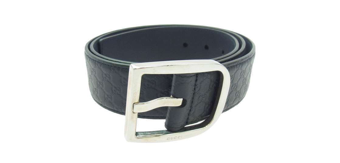 グッチ 449716 BMJ0N マイクロ グッチ シマレザー ベルト 買取実績