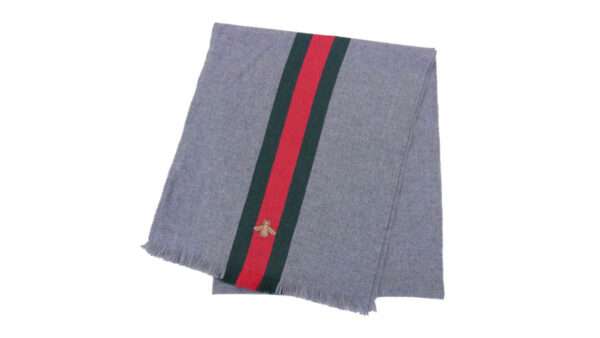 グッチ 475513 カシミヤシルク混 ビー ハチ刺繍 マフラー ストール 買取実績