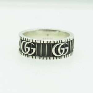 グッチ 551899 J8400 ダブルG エングレービング シルバーリング 買取実績