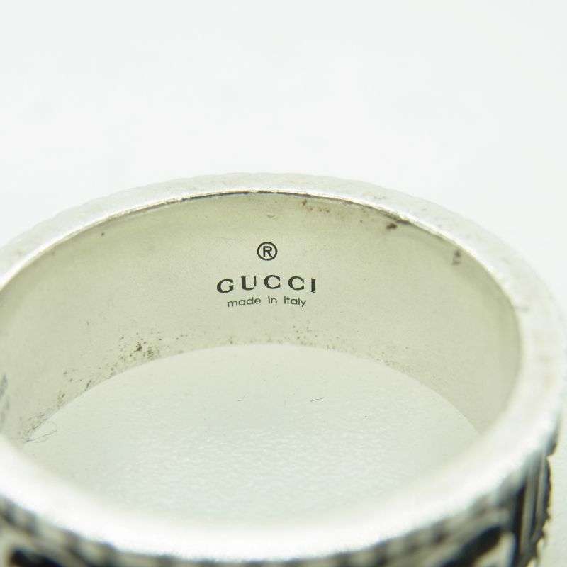 グッチ 551899 J8400 ダブルG エングレービング シルバーリング 買取実績 画像