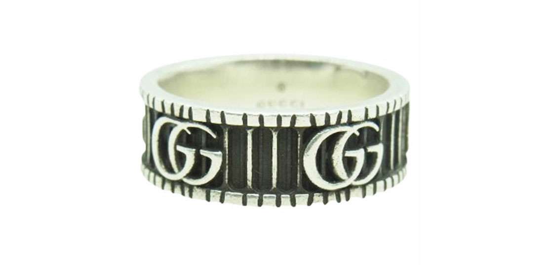 グッチ 551899 J8400 ダブルG エングレービング シルバーリング 買取実績