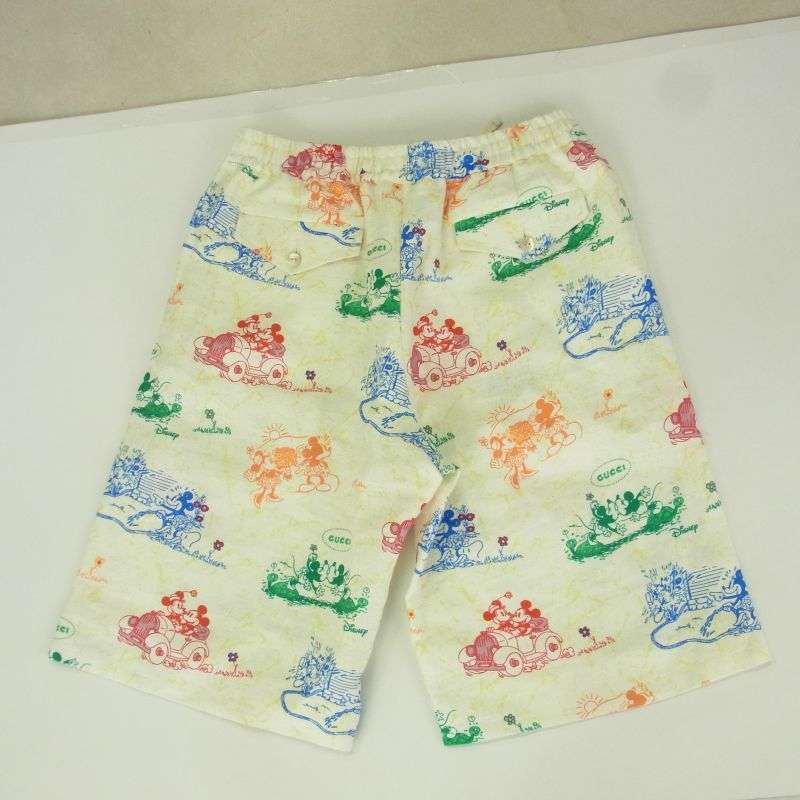 グッチ 604046 ZADJG Disney ディズニー 総柄 ショーツ ハーフパンツ 買取実績 画像