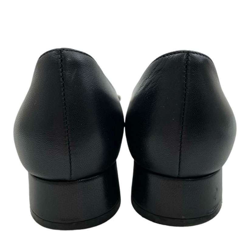 グッチ 645600 ホースビット スクエアトゥ レザー パンプス 買取実績 画像
