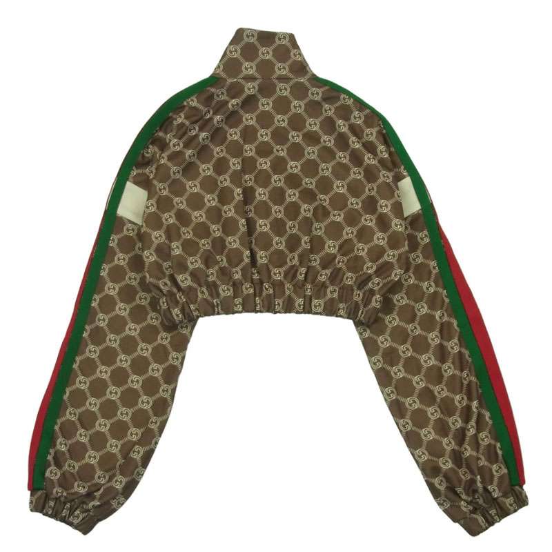 グッチ 671495 XJD1G インターロッキングG シェリーライン サイドライン ショート丈 トラック ジャケット ジャージ 買取実績 画像