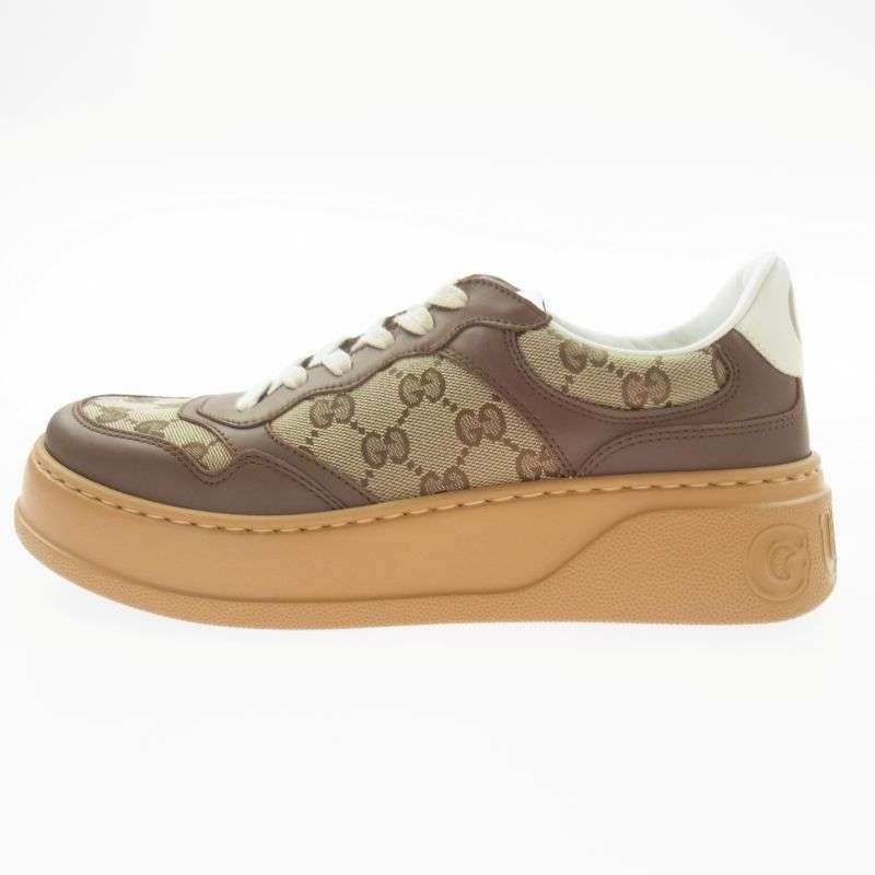 グッチ 675840 GG Sneaker GGキャンバス プラットフォーム ローカット スニーカー 買取実績 画像