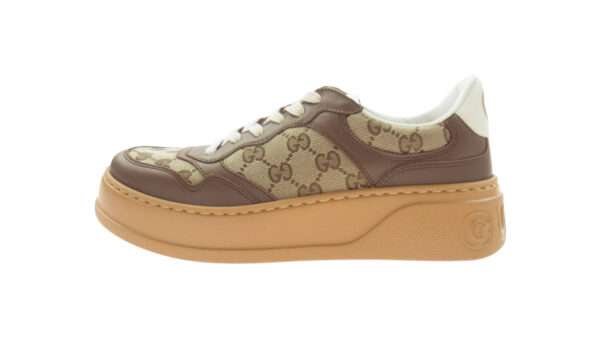グッチ 675840 GG Sneaker GGキャンバス プラットフォーム ローカット スニーカー 買取実績