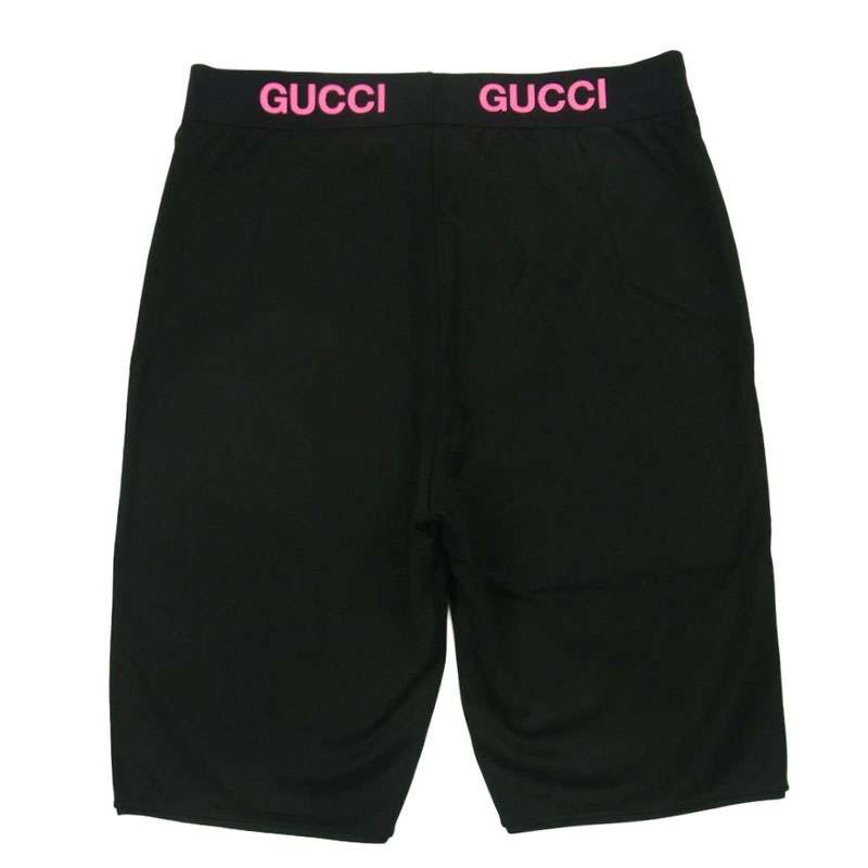 グッチ 688421 XJDS5 イタリア製 ロゴリブ テクニカル ジャージー バイカー ショート パンツ 買取実績 画像