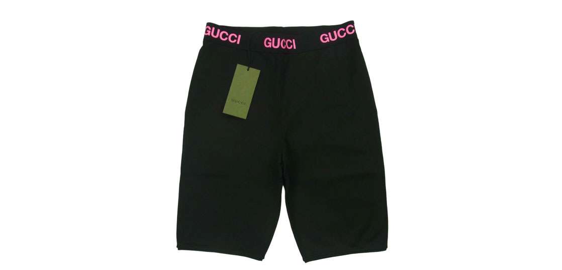 グッチ 688421 XJDS5 イタリア製 ロゴリブ テクニカル ジャージー バイカー ショート パンツ 買取実績