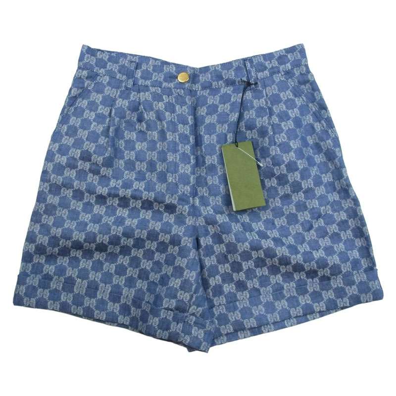 グッチ 691892 GG総柄 リネン ショート パンツ ショーツ 買取実績 画像