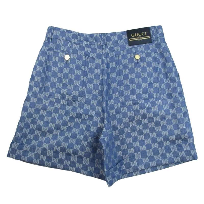 グッチ 691892 GG総柄 リネン ショート パンツ ショーツ 買取実績 画像