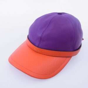 グッチ 7289643 3HARA イタリア製 バイカラー 6パネル レザー ベースボール キャップ 帽子 買取実績