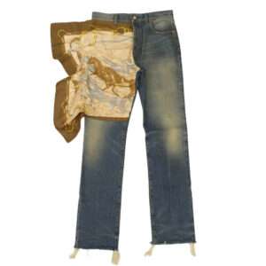グッチ 760651 XDCPN スカーフ ディテール付き デニム パンツ 買取実績