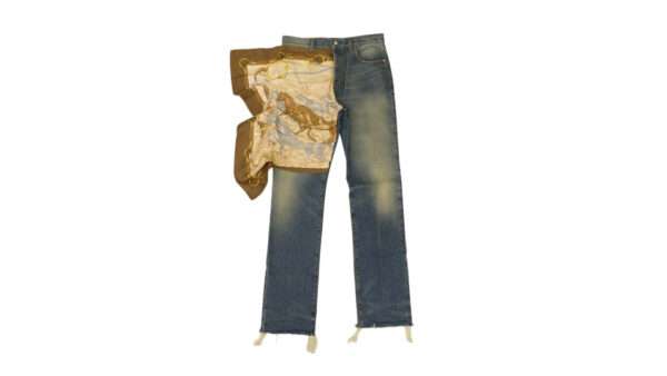 グッチ 760651 XDCPN スカーフ ディテール付き デニム パンツ 買取実績