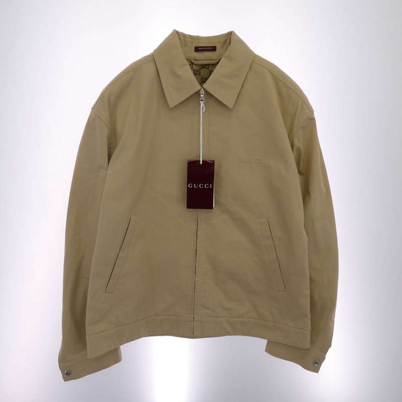 グッチ 784180ZAQP32901 ウェブ ストライプ付き コットンツイル ジャケット 買取実績 画像