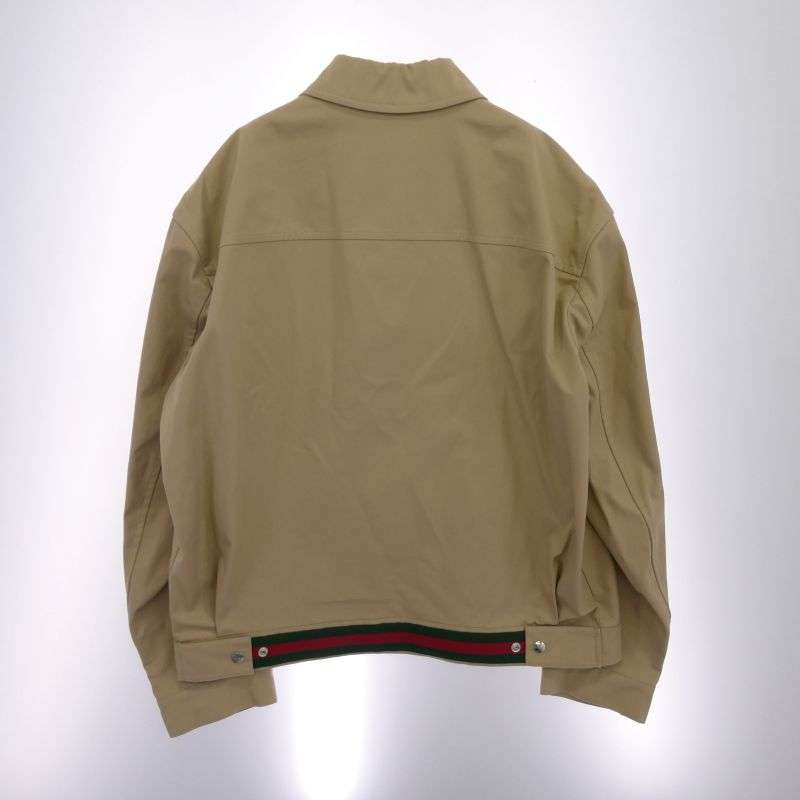 グッチ 784180ZAQP32901 ウェブ ストライプ付き コットンツイル ジャケット 買取実績 画像