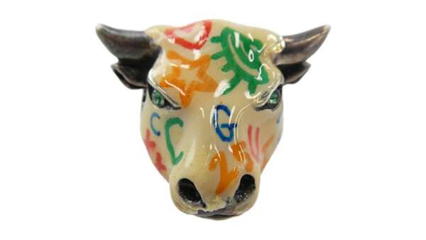 グッチ anger forest アンガーフォレスト ブルヘッド エナメル加工 アニマル リング 買取実績