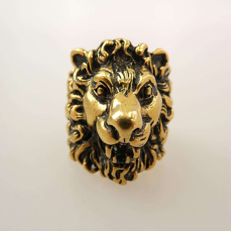 グッチ ライオンヘッド アニマル リング 買取実績 画像