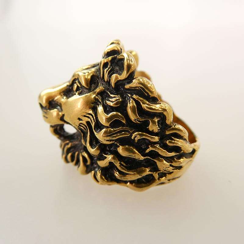 グッチ ライオンヘッド アニマル リング 買取実績 画像