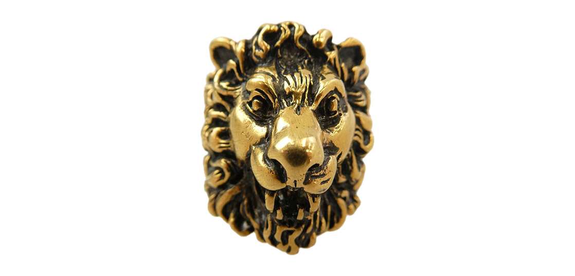 グッチ ライオンヘッド アニマル リング 買取実績