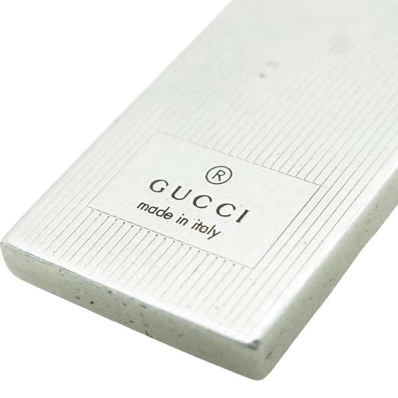 グッチ ロゴプレート ネックレス シルバー 買取実績 画像