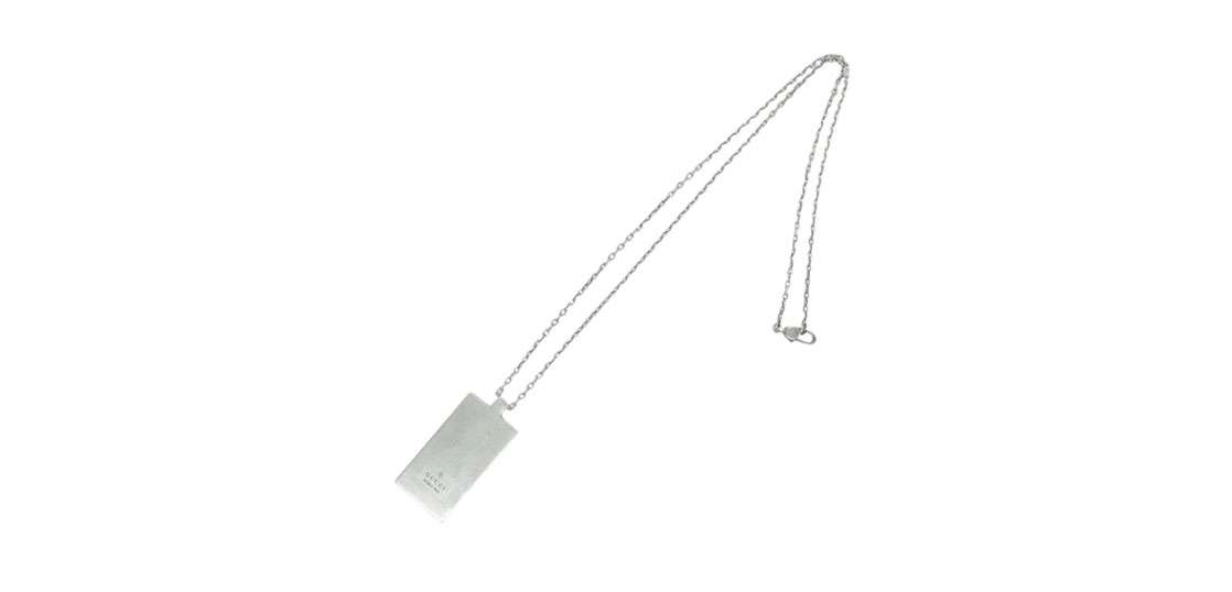 グッチ ロゴプレート ネックレス シルバー 買取実績