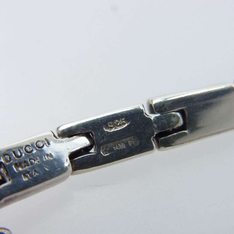 グッチ オールド SV925 バックル ブレスレット 買取実績 画像