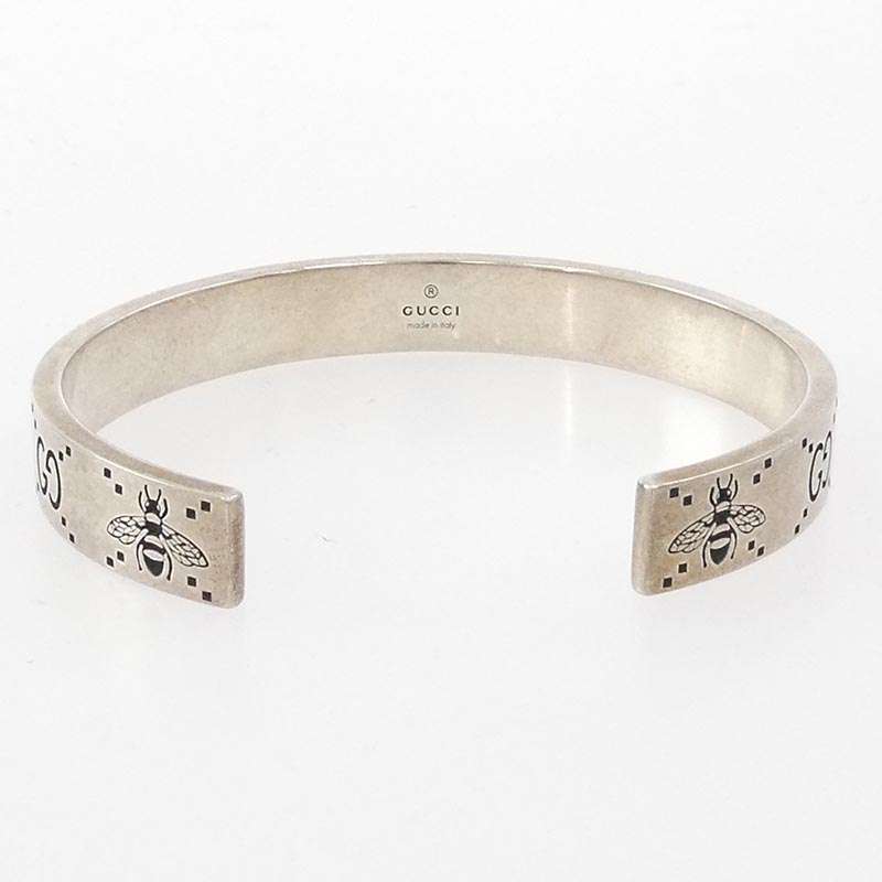 グッチ Signature GG Chunky Bee Cuff Bracelet GG ビー カフ バングル ブレスレット 買取実績 画像
