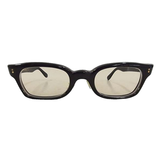 白山眼鏡 × テンダーロイン IN THE WIND メガネ 黒×金 買取実績 画像