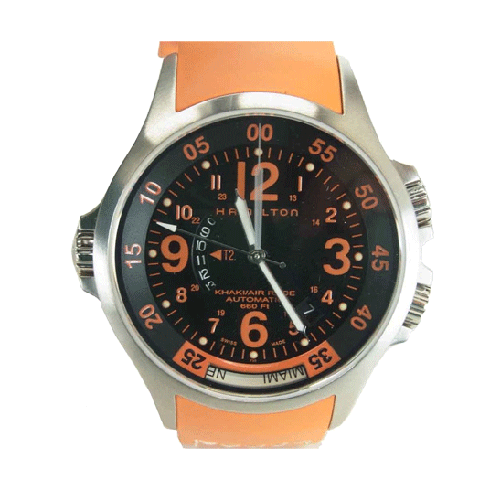 ハミルトン H776650 カーキ GMT エアレース 腕時計 買取実績 画像