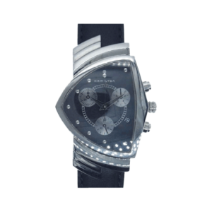 ハミルトン H24412732 ベンチュラ クォーツ クロノグラフ デイト ウォッチ ブラック文字盤 シルバー 買取実績