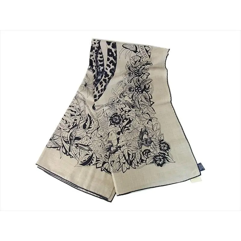 エルメス スカーフ 19AW H243352S 01 JungleLoveTattoo shawl 140 買取実績