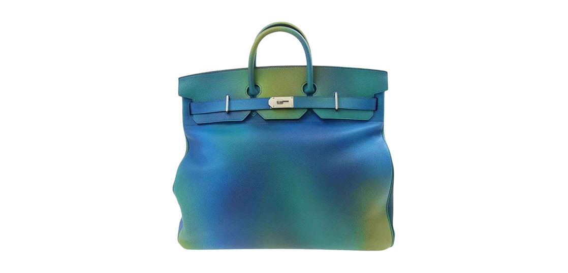 エルメス オータクロア50 コスモス トゴ ブルーニュイ×ジョーヌナプル Y刻印 シルバー金具 買取実績