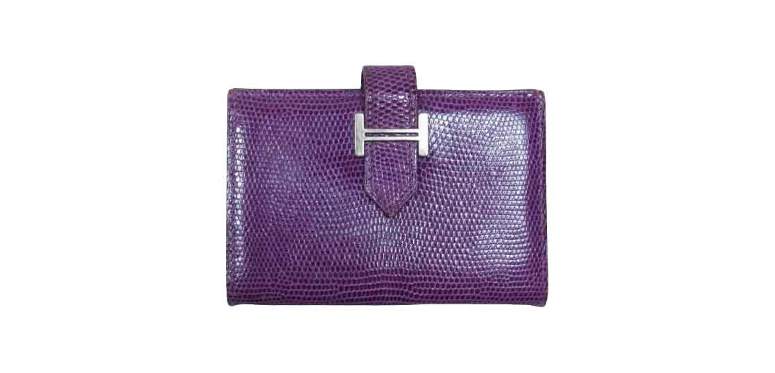 ✨美品　エルメス　ベアン　リザード HERMES(エルメス)/ベアン・スフレ/リザード×ブラックの買取