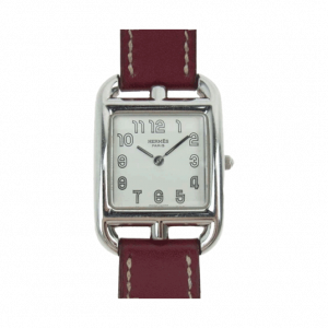 エルメス CC1.210.220/VRH1 ケープコッド ドゥブルトゥール クォーツ 時計 レッド 買取実績