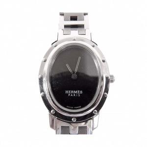 エルメス クリッパーオーバル CO1.210 黒文字盤 レディース 時計 買取実績