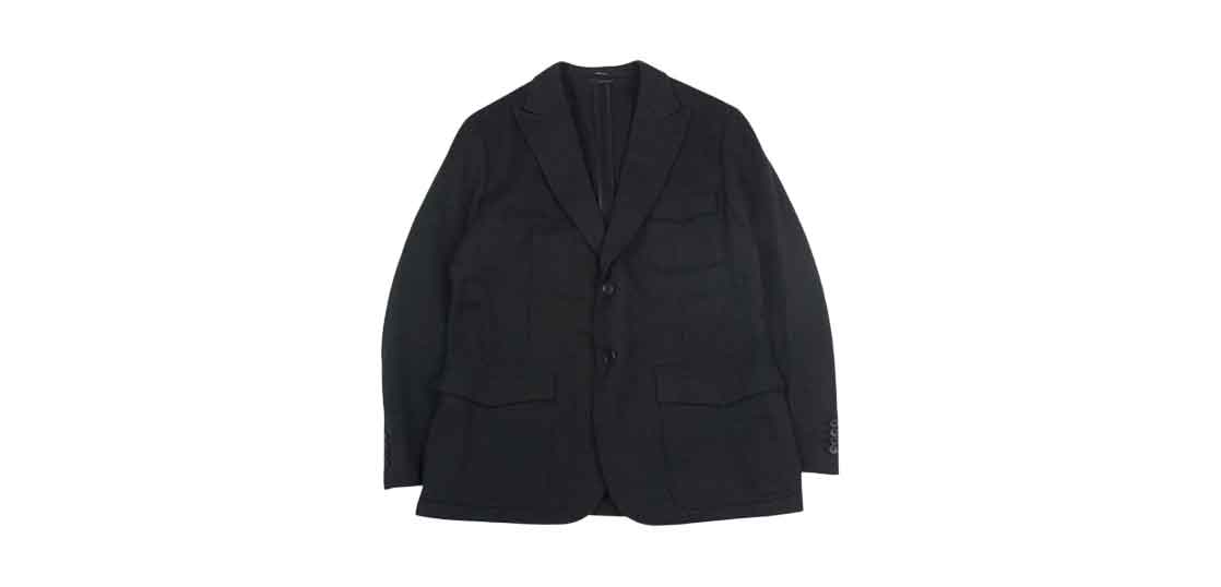 エルメス G19596 イタリア製 2B ピークドラペル ウール テーラードジャケット ブラウン 買取実績