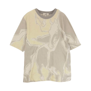 エルメス ホースダンス イタリア製 クルーネック 半袖 カットソー グレー 買取実績