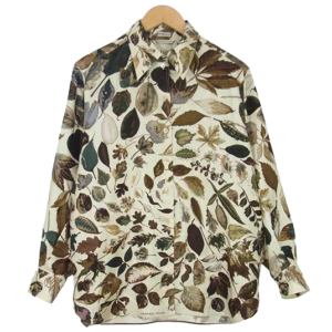 エルメス マルジェラ期 シルク 葉っぱ柄 シャツ 買取実績