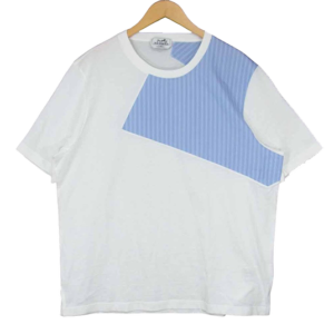 エルメス  ストライプ切替 カットソー 丸首 Tシャツ 買取実績
