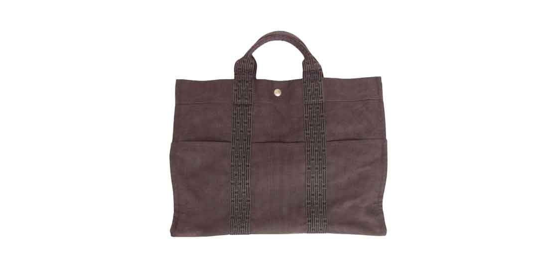 エルメス トートPM エールライン ハンドバッグ グレー 買取実績